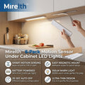 Mirelth™ 6-Pack Motion Sensor Under Cabinet LED Lights with Magnetic Strip